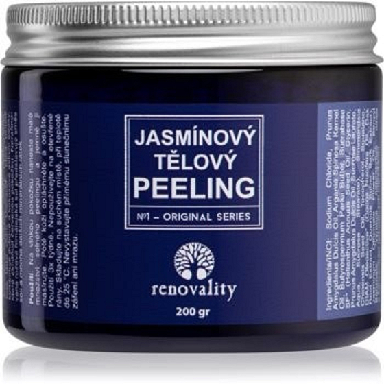 Renovality Jasmínový telový peeling 200 g
