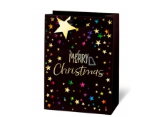 BSB Luxusná darčeková papierová taška 36 x 26 x 14 cm Vianočný Merry Christmas VDT 433-A4