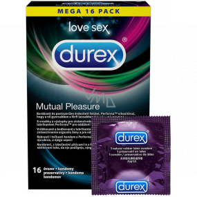Durex Mutual Pleasure kondóm nominálna šírka: 56 mm 16 kusov