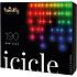 Twinkly Icicle Multi Color inteligentné svetlá 190 kusov ovládané cez aplikáciu farebné 5 m