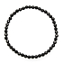 Onyx fazetový náramok elastický prírodný kameň, guľa 4 mm / 19 cm, kameň životnej sily