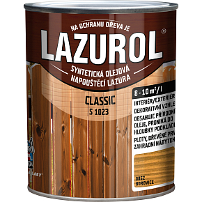 Lazurol Classic S1023 tenkovrstvá lazura na drevo s obsahom olejov, 0062 borovica, 750 ml