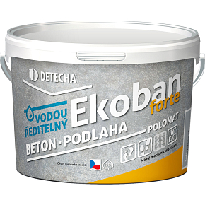 Detecha Ekoban Forte farba na drevo i betón, šedá, 2,5 kg