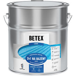 Betex s2852 2v1 základná i vrchná farba na bazény 0440 tmavo modrá, 9 kg