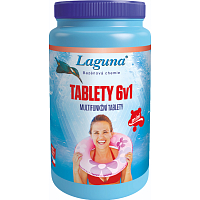 Laguna 6 v 1 Mini multifunkčné tablety pre celosezónnu údržbu vody v bazéne, 1 kg