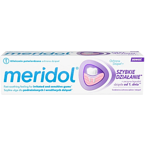 Meridol Fast Action zubná pasta pre ďasná, 75 ml
