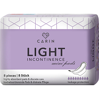Carin Light inkontinenčné vložky, 8 ks