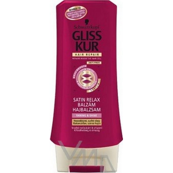 Gliss Kur Satin Relax regeneračný balzam na vlasy 200 ml