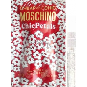 Moschino Cheap And Chic Chic Petals toaletná voda pre ženy 1 ml s rozprašovačom, vialka