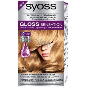Syoss Gloss Sensation Šetrná farba na vlasy bez amoniaku 9-6 Vanilkové latte 115 ml