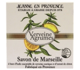 Jeanne en Provence Verveine cédru - Verbena a Citrusové plody tuhé toaletné mydlo 100 g