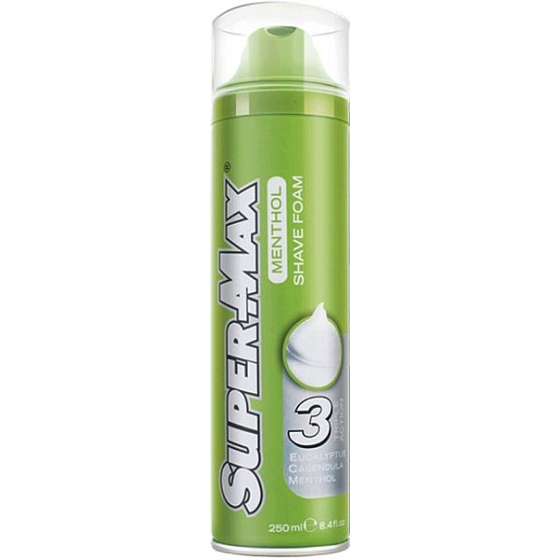 Super-Max Mentol pena na holenie 250 ml
