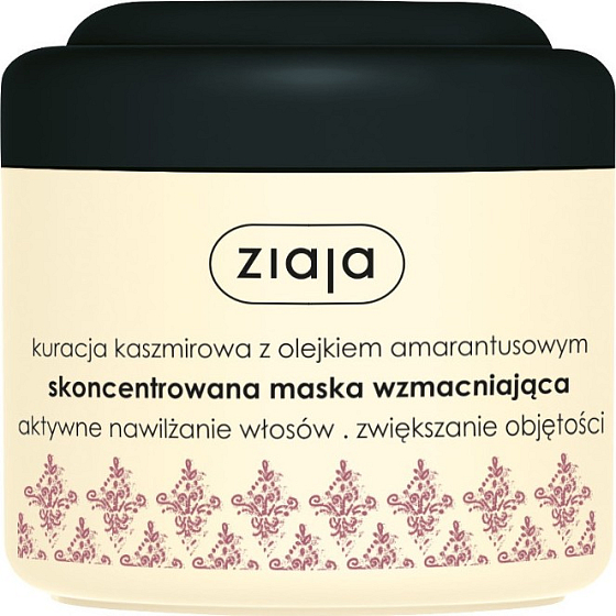 Ziaja Kašmír kúra s amarantovým olejom posilňujúca maska na vlasy 200 ml