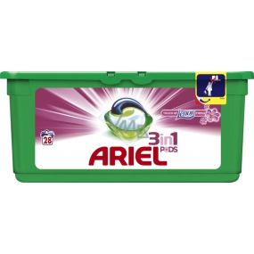 Ariel Touch of Lenor Fresh 3v1 gélové kapsule na pranie bielizne 28 kusov 837,2 g