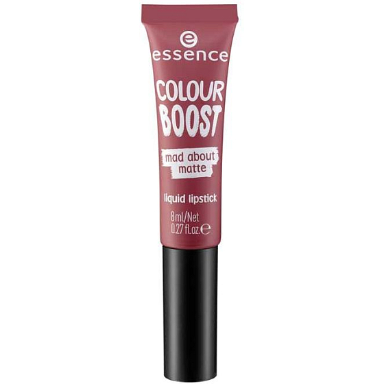 Essence Colour Boost Mad About Matte tekutý rúž 04 Mad Matters 8 ml