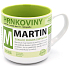 Nekupto Hrnkoviny Hrnček s menom Martin 0,4 litra