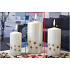 Lima Starlight sviečka biela / medená 70 x 150 mm 1 kus