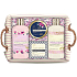 Baylis & Harding Lesné zvonček a Kvetinová lúka tekuté telové mydlo 300 ml + sprchový krém 300 ml + mydlo 150 g + kryštáliky do kúpeľa 100 g + prútený košík, kozmetická sada