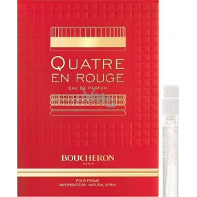 Boucheron Quatre En Rouge toaletná voda pre ženy 2 ml s rozprašovačom, vialka
