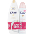 Dove Silk Glow sprchový gél 250 ml + Invisible Care Floral Touch antiperspirant dezodorant sprej pre ženy 150 ml, duopack