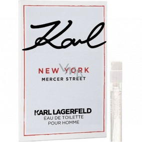 Karl Lagerfeld Karl New York Mercer Street toaletná voda pre mužov 2 ml s rozprašovačom, vialka