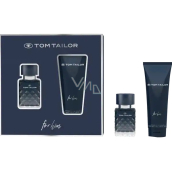 Tom Tailor for Him toaletná voda 30 ml + sprchový gél 100 ml, darčeková súprava pre mužov