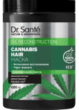 Dr. Santé Cannabis maska pre slabé a poškodené vlasy s konopným olejom 1 l