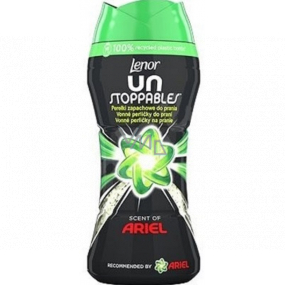 Lenor Unstoppables Scent of Ariel vonné perličky do práčky dodávajú bielizni intenzívnu sviežu vôňu až do ďalšieho prania 210 g