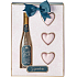 Sunkissed Champagne Signature pena do kúpeľa 250 ml + šumivé srdiečka do kúpeľa 3 x 50 g, kozmetická sada pre ženy