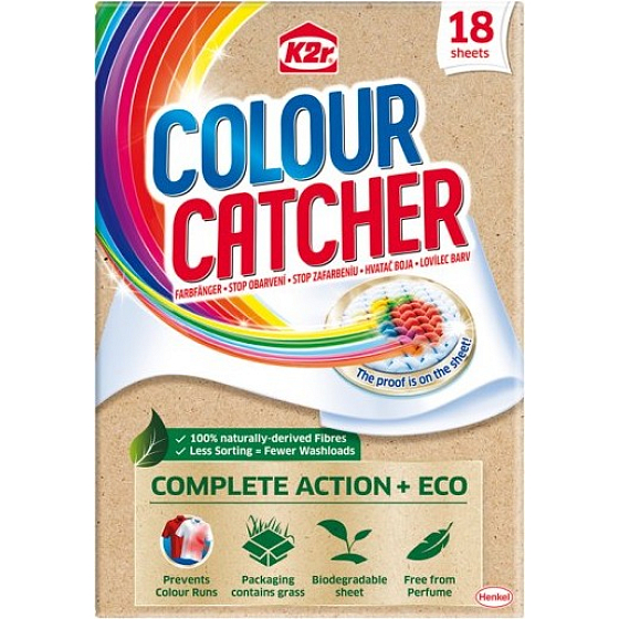K2r Colour Catcher Eco Stop Colouring Umývacie obrúsky 18 kusov
