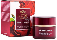 Nočný krém Royal Rose s ružou a arganovým olejom pre všetky typy pleti 50 ml