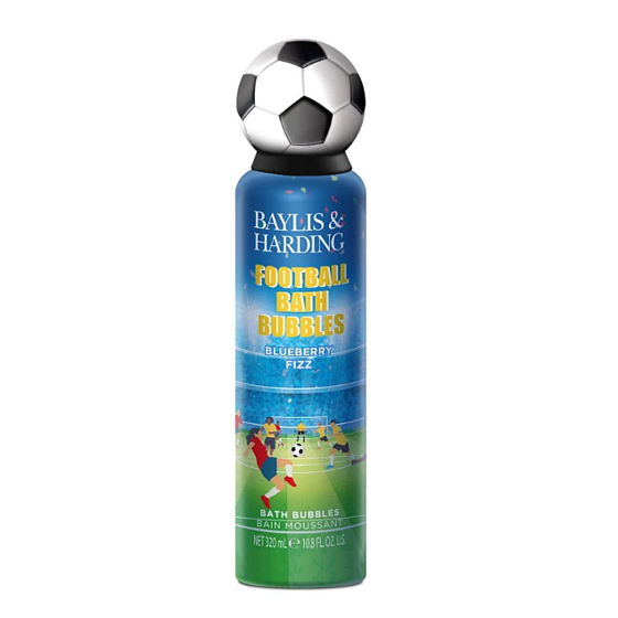 Baylis & Harding Futbal Čučoriedky, černice a santal detská pena do kúpeľa 320 ml