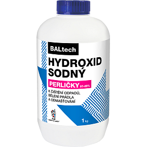 BALTECH hydroxid sodný na čistenie odpadov, perličky, 1 kg