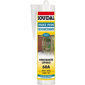 Soudal 60A konštrukčné lepidlo na drevo, číre, 300 ml