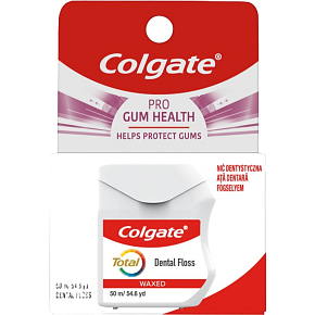 Colgate Total Pro Gum Health zubná niť mätová, 50 m