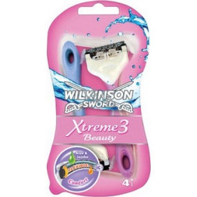 Wilkinson Lady Xtreme 3 Beauty holiaci strojček 3 čepele 3 + 1 kusov