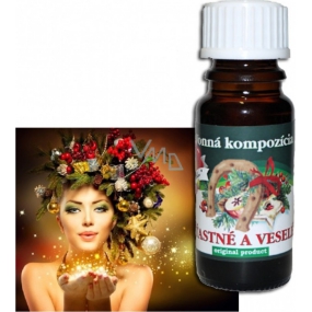 Slow-Natur Šťastné a veselé Vonný olej 10 ml