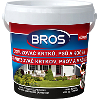 Bros pachový ohradník proti krtom, psom a mačkám, 450 ml
