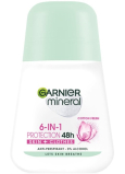 Garnier Mineral Protection Cotton Fresh 48h guličkový antiperspirant dezodorant roll-on pre ženy 50 ml