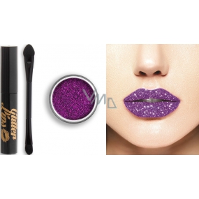 Glitter Lips dlhotrvajúci lesk na pery s trblietkami Purple Reign 3,5 ml