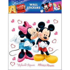 Samolepky na stenu Disney Minnie a Mickey Mouse 30 x 30 cm