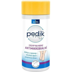 Alpa Pedik s antimikrobiálnou prísadou zásyp na nohy 100 g