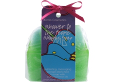 Bomb Cosmetics Limetka a kiwi - Shower to the People Sprchové masážne mydlo 140 g