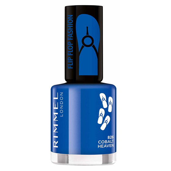 Rimmel London 60 sekund Flip Flop lak na nechty 826 Cobalt Heaven 8 ml