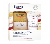 Eucerin Ph5 Relipidačný sprchový olej 200 ml + Regeneračný krém na ruky 75 ml, puzdro na starostlivosť o citlivú pokožku