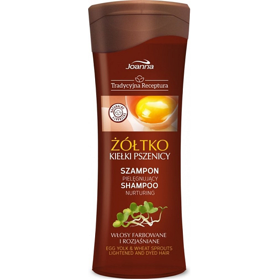 Joanna Traditional Žĺtok a pšeničné klíčky šampón na vlasy 300 ml
