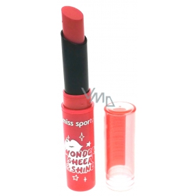 Miss Sporty Wonder Sheer & Shine Lipstick rúž 300 Almost Coral 1 g