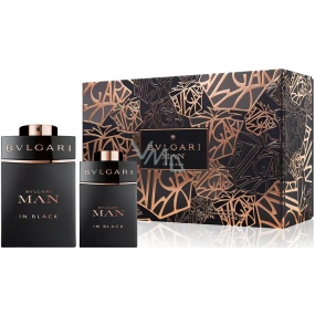 Bvlgari Man In Black toaletná voda pre mužov 60 ml + toaletná voda 15 ml, darčeková sada