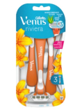 Gillette Venus Riviera pohotové holítko 3 britvy, 3 kusy pre ženy