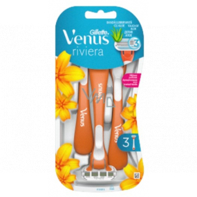 Gillette Venus Riviera pohotové holítko 3 britvy, 3 kusy pre ženy